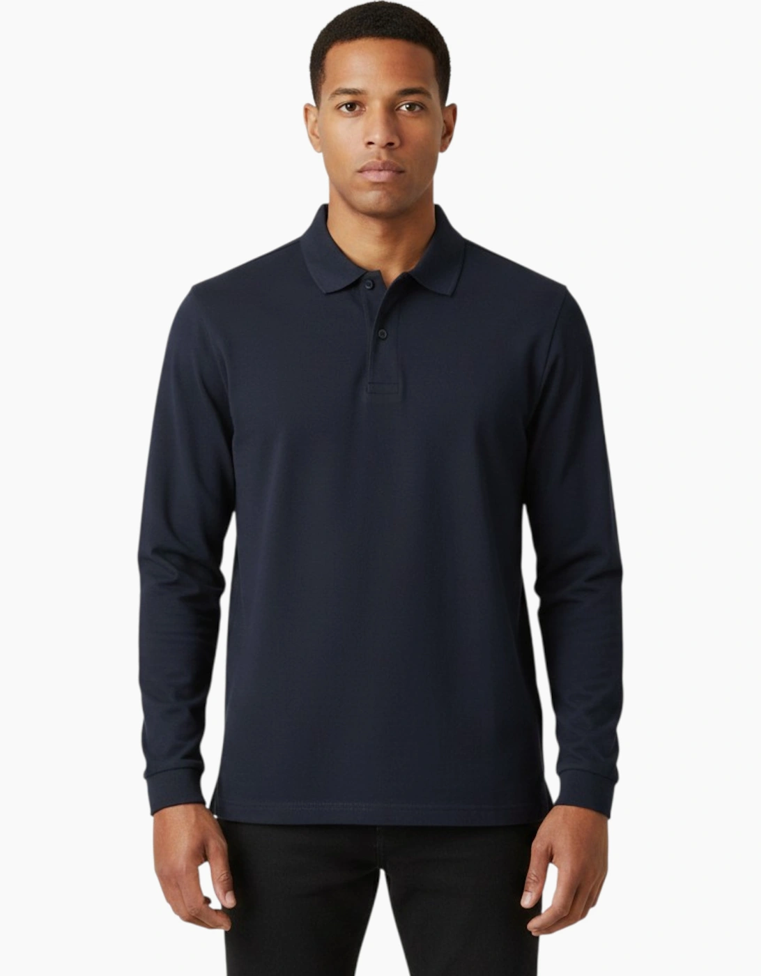 B&C MY POLO 210 LSL Mens Polo Shirts Long Sleeve Regular Fit Cotton Casual Tee