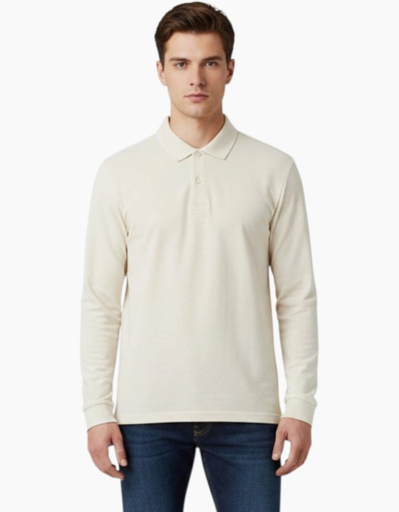 B&C MY POLO 210 LSL Mens Polo Shirts Long Sleeve Regular Fit Cotton Casual Tee
