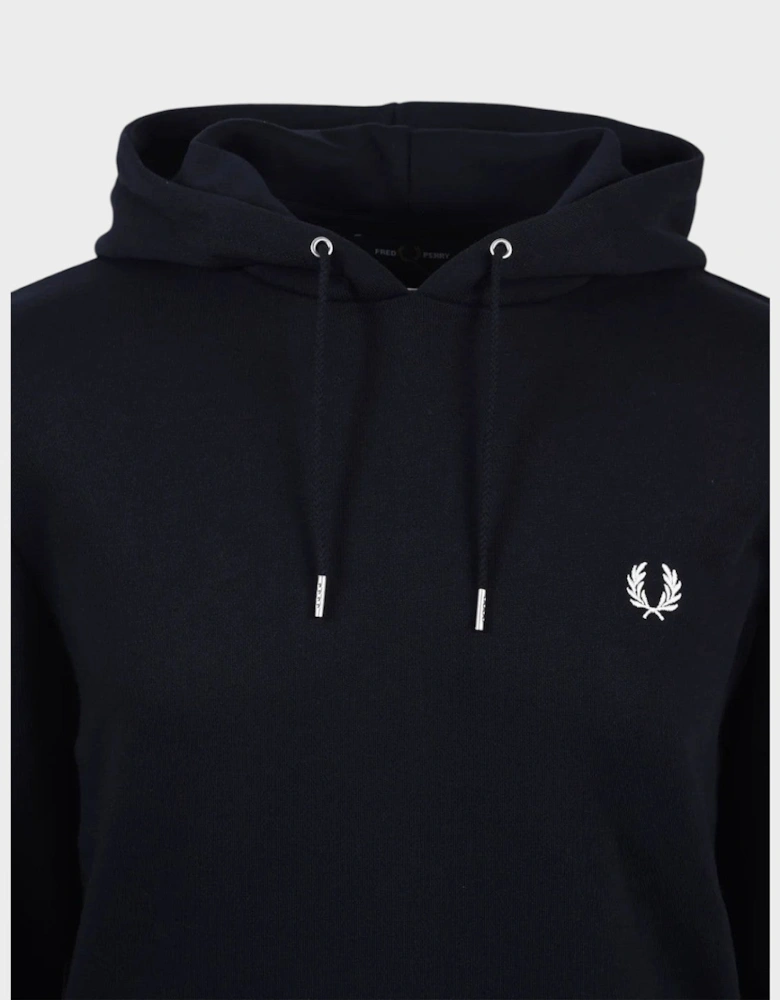 Tipped Hooded Sweatshirt Black