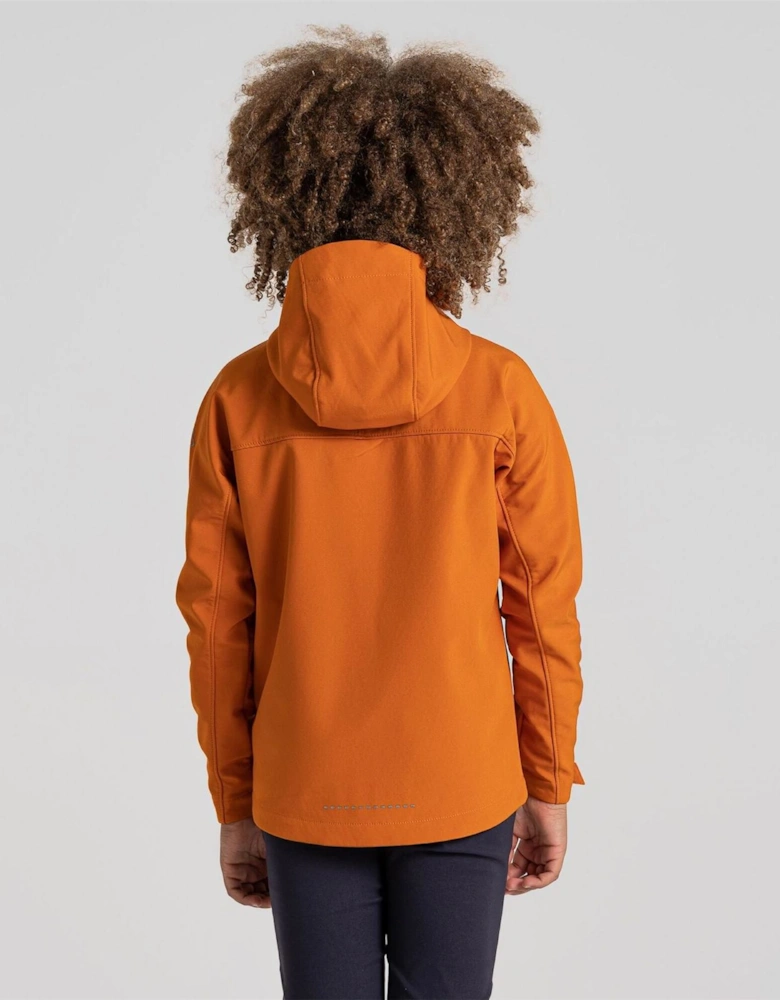 Kids Crag Landon Hooded Softshell Jacket