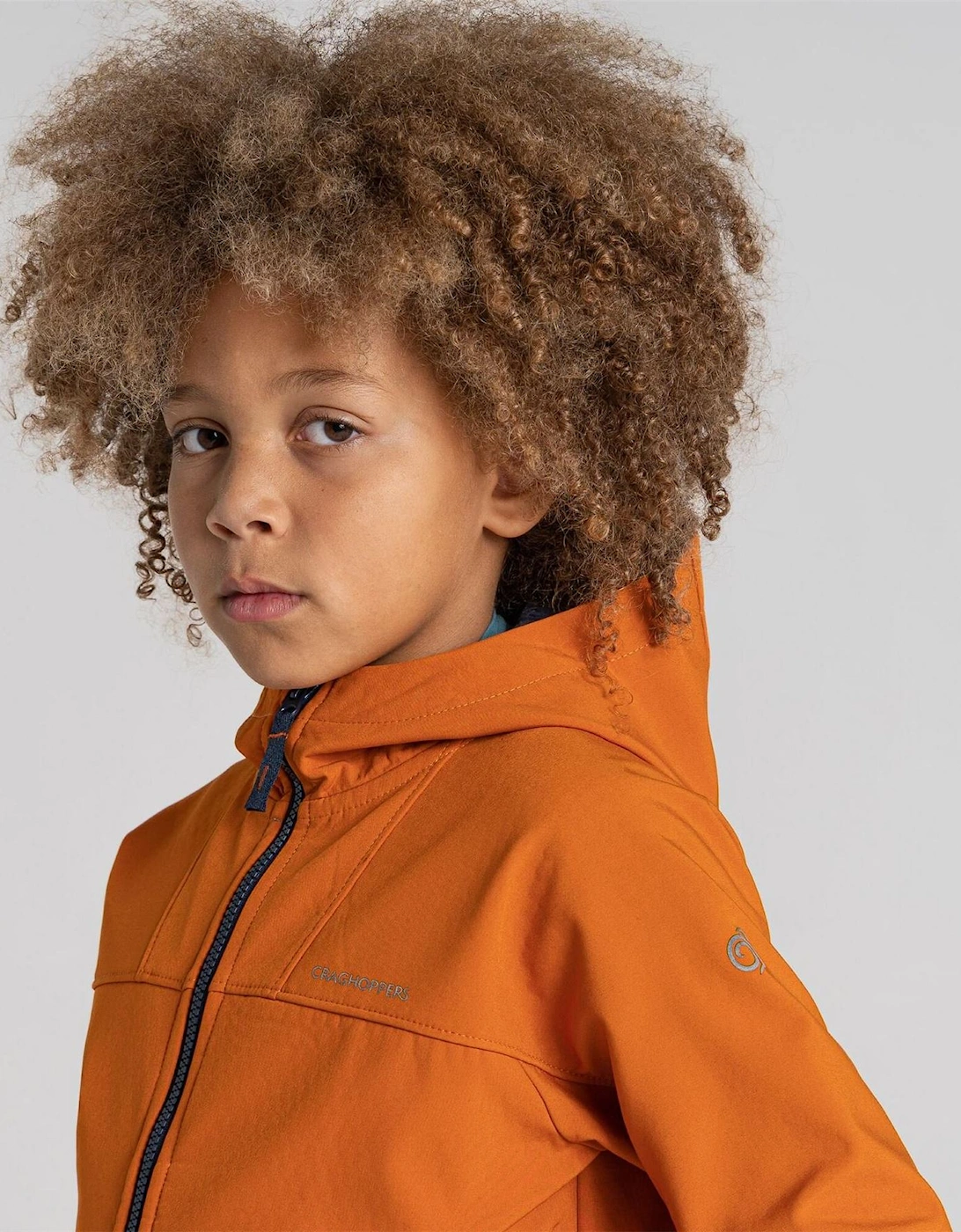 Kids Crag Landon Hooded Softshell Jacket
