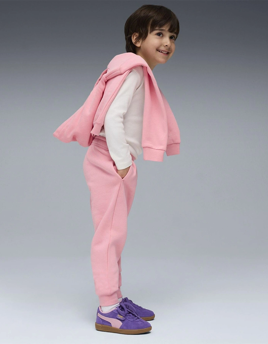 Kids Small No.1 Logo Fleece Jogging Bottoms