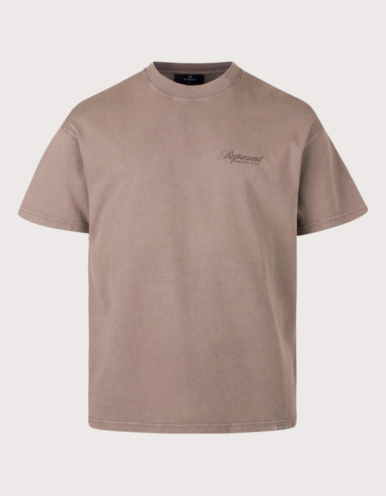Oversized Fit Represent Owners Club Script T-Shirt