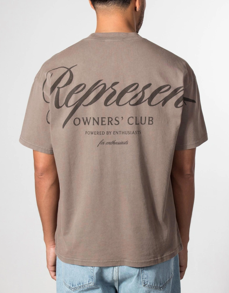 Oversized Fit Represent Owners Club Script T-Shirt