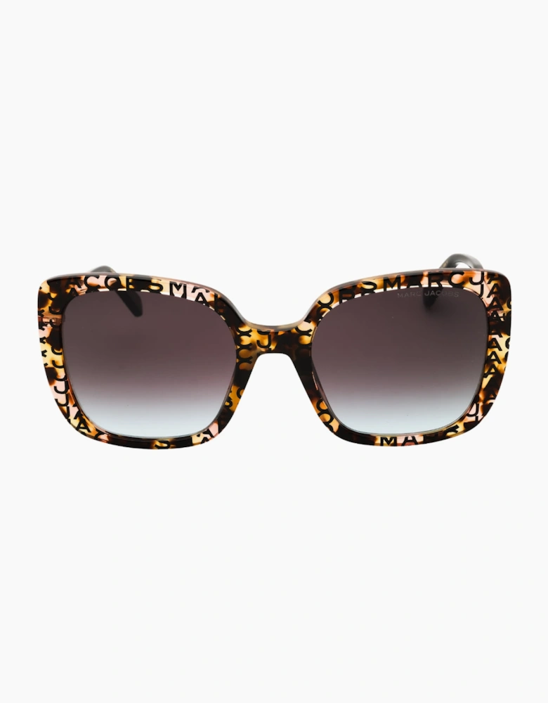 Marc Jacobs Brown Teal Sunglasses