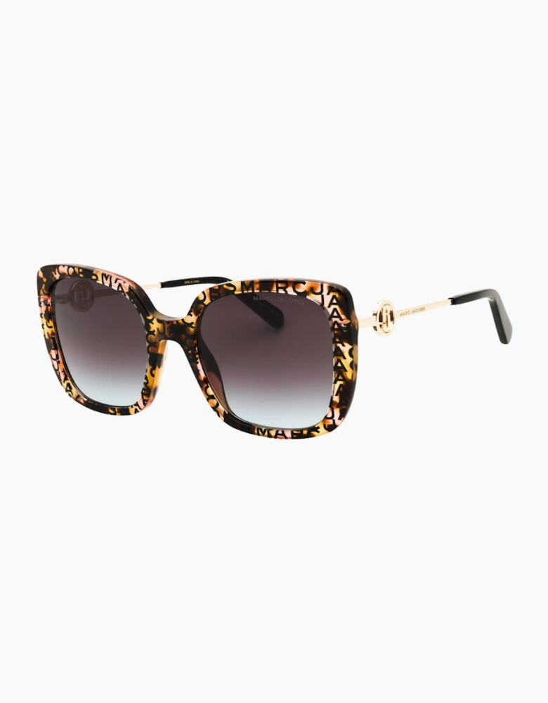 Marc Jacobs Brown Teal Sunglasses
