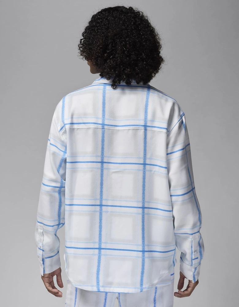 Jordan Essentials Mens Checked Plaid Flannel Shirt