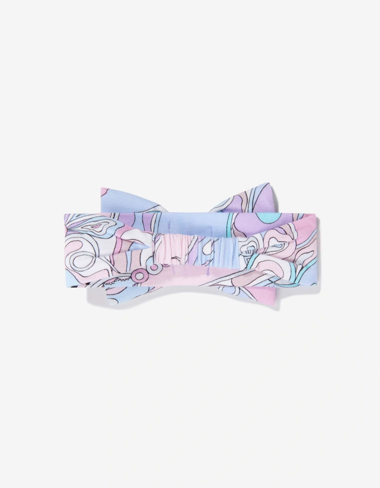 PUCCI Baby Girls Bow Headband in Pink
