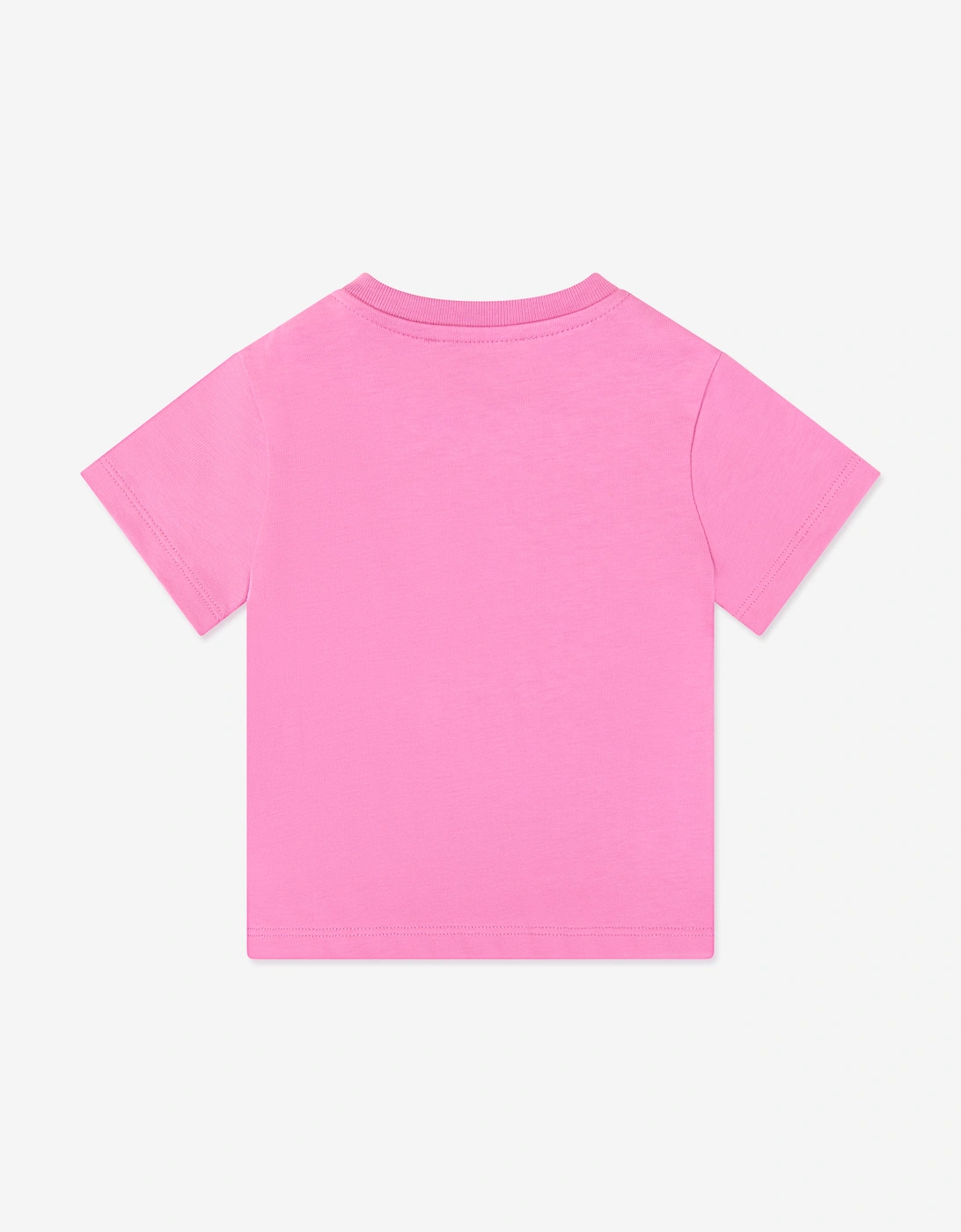 PUCCI Baby Girls Fish Logo T-Shirt in Pink