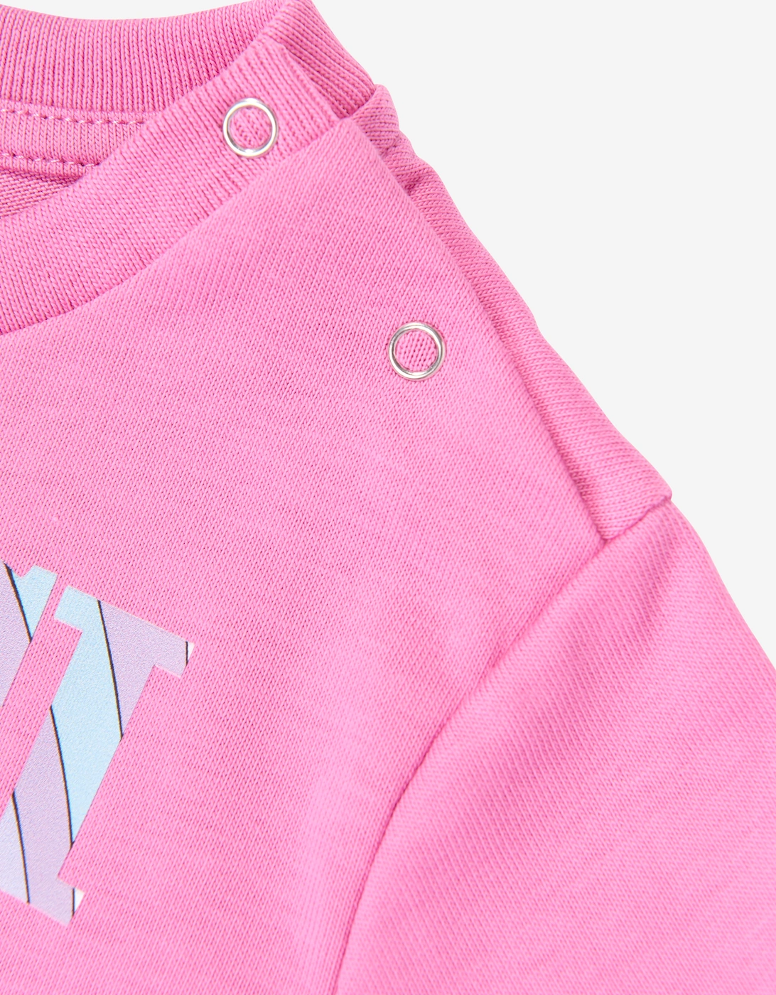 PUCCI Baby Girls Fish Logo T-Shirt in Pink