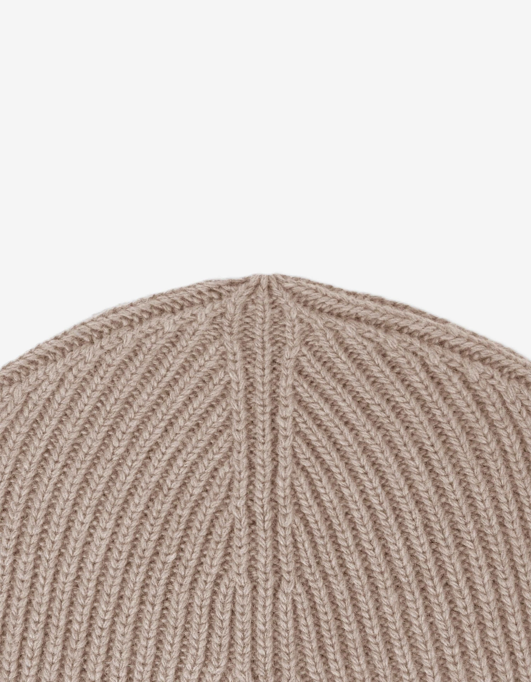 Stone Island Boys Ribbed Wool Beanie in Beige