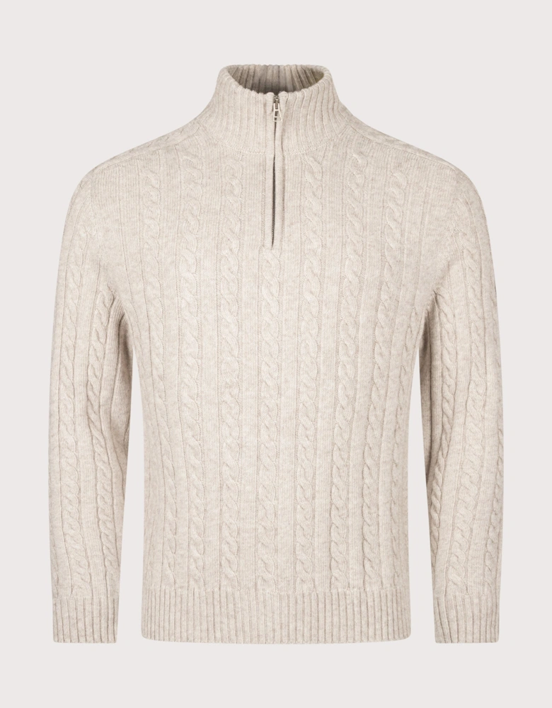 Regular Fit Westport Quarter Zip Jumper