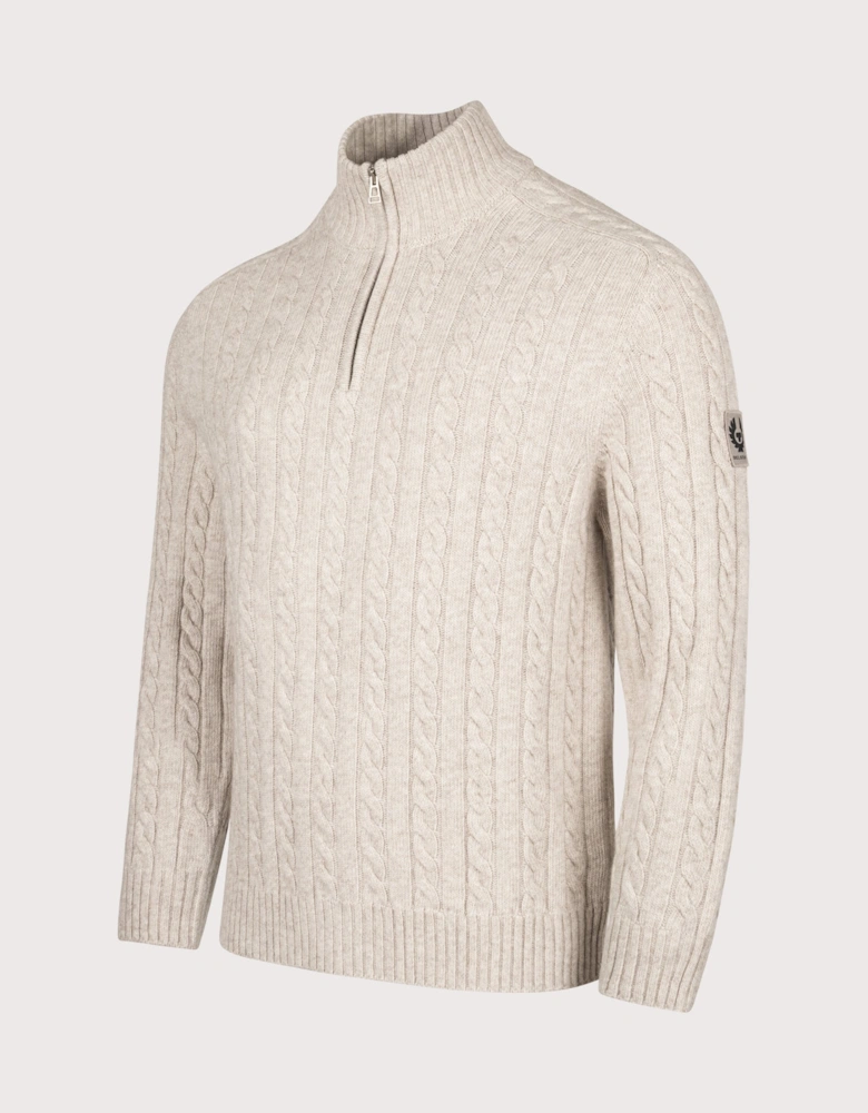 Regular Fit Westport Quarter Zip Jumper