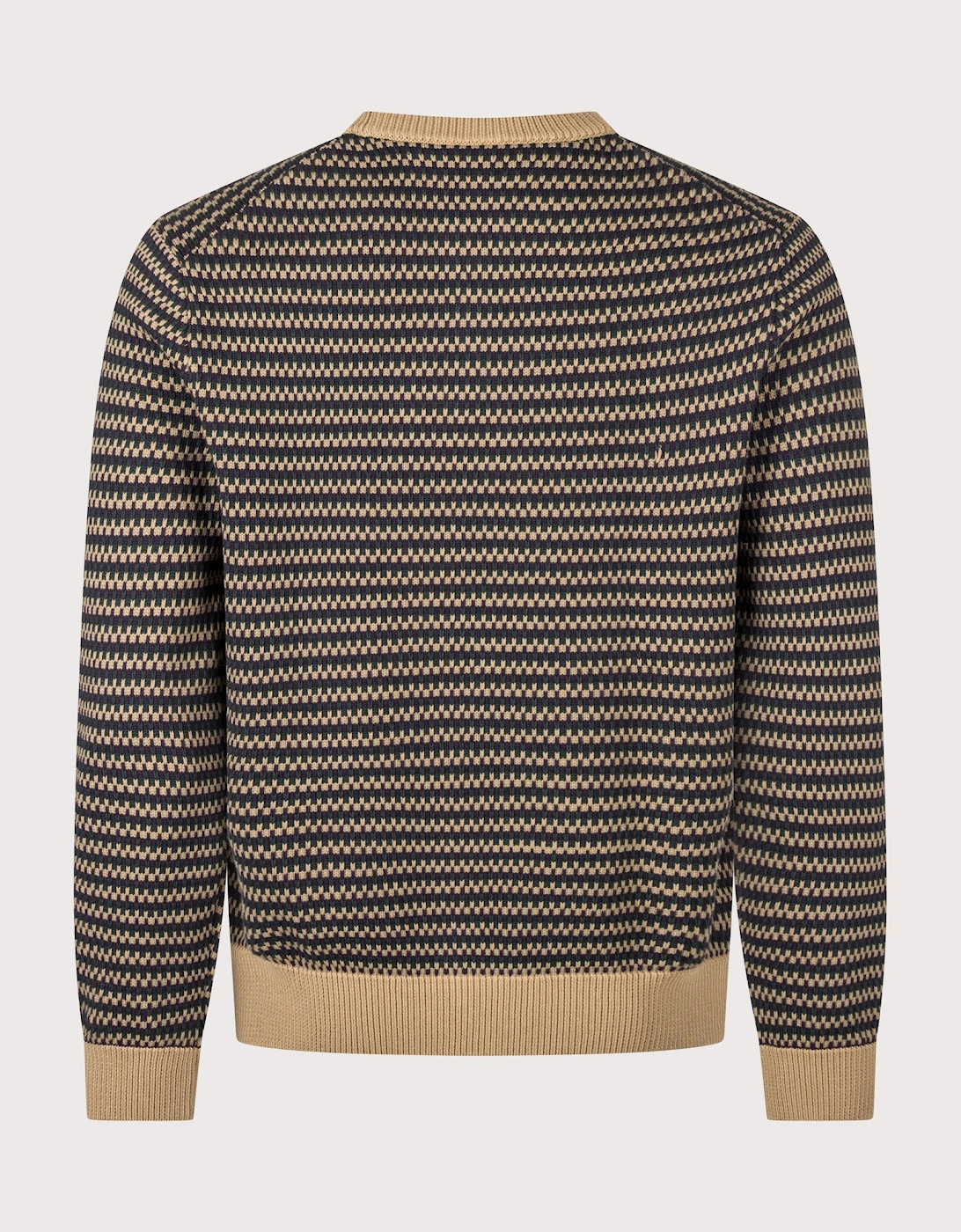 Regular Fit Stripe Knitted Jumper