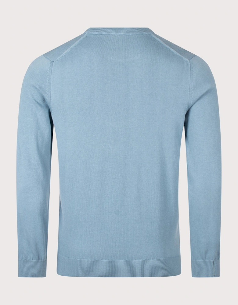 Regular Fit Croc Logo Knitted Jumper
