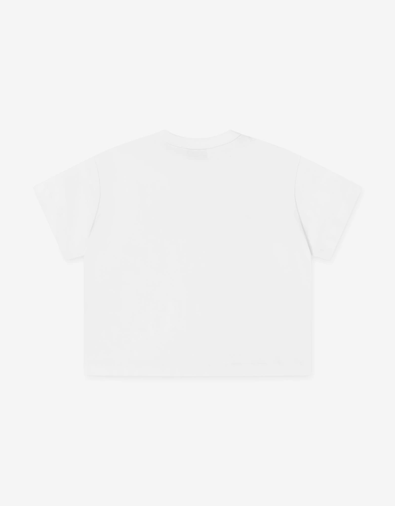 PUCCI Girls Logo T-Shirt in White