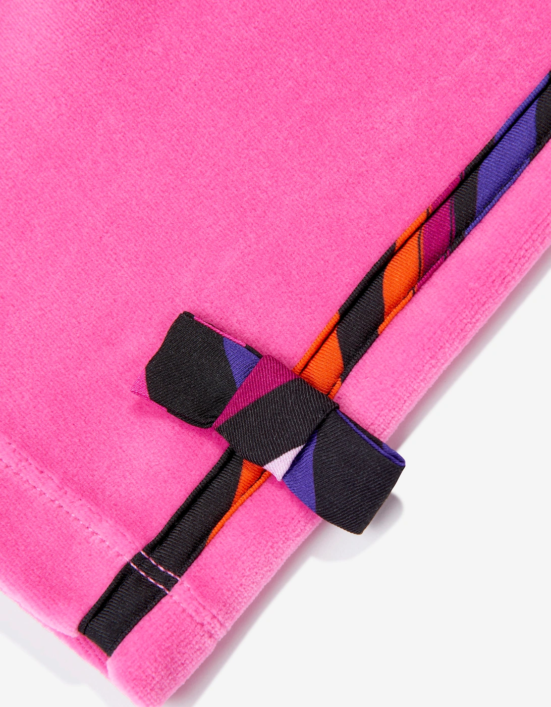 PUCCI Baby Girls Velour Joggers in Pink