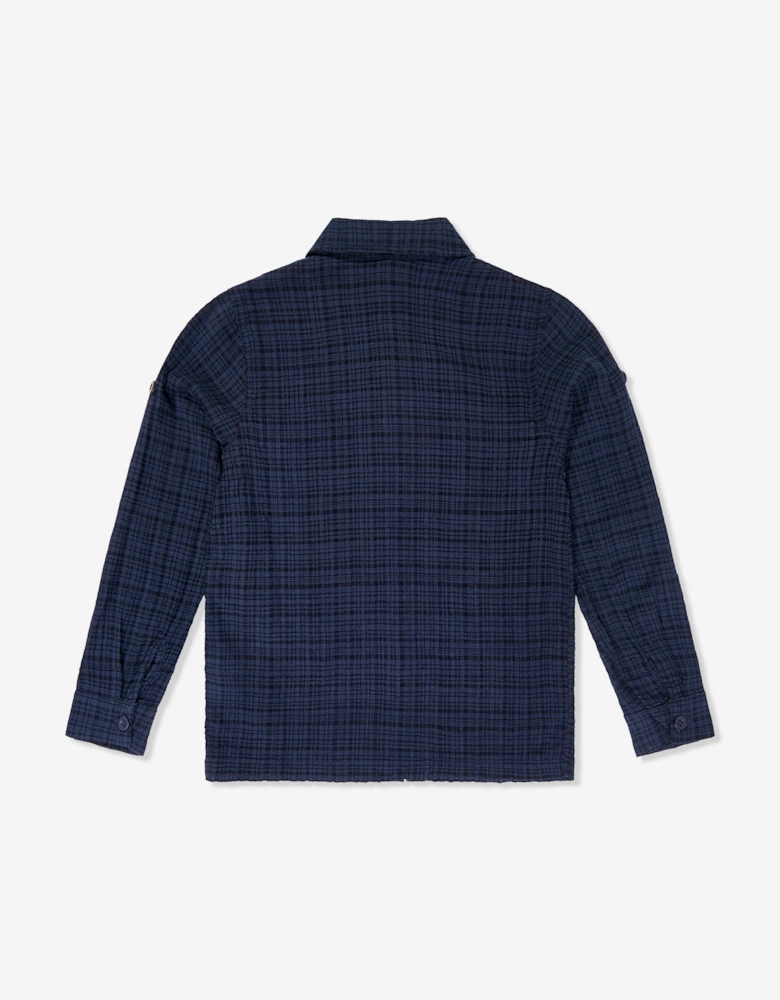 Bel-Air Boys Long Sleeve Shirt in Navy