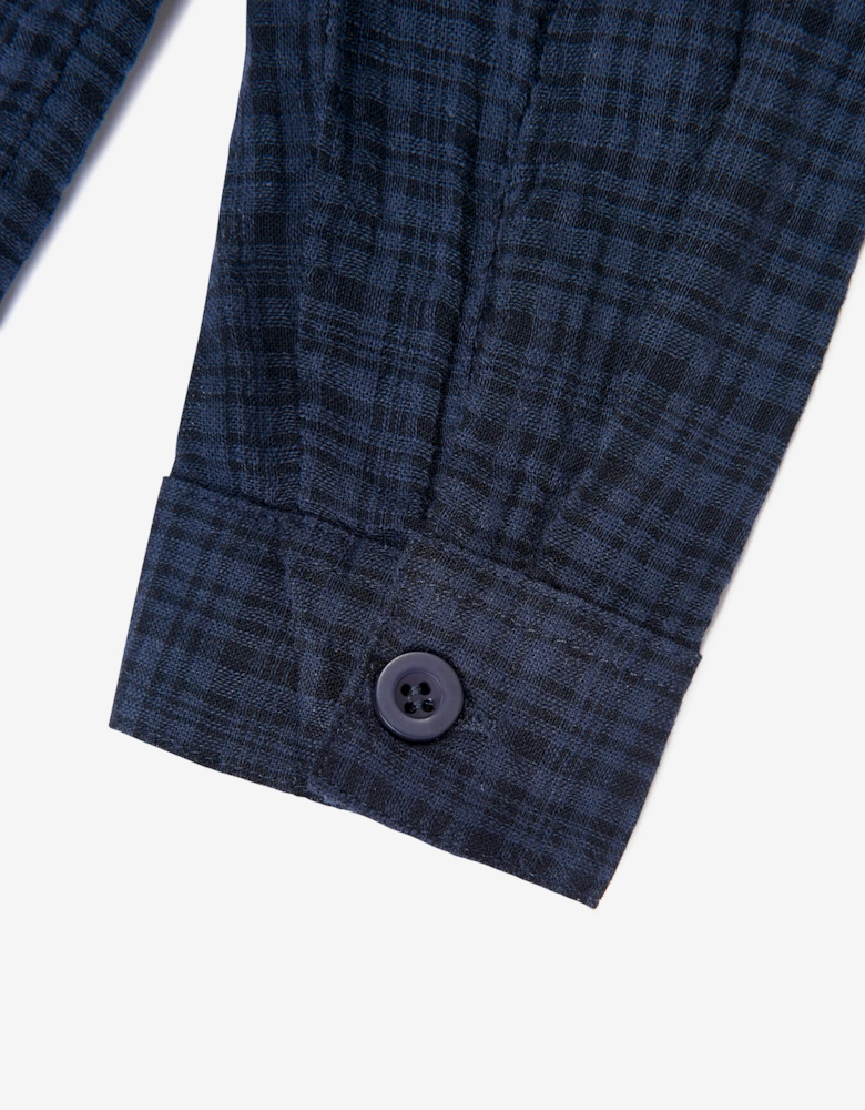 Bel-Air Boys Long Sleeve Shirt in Navy