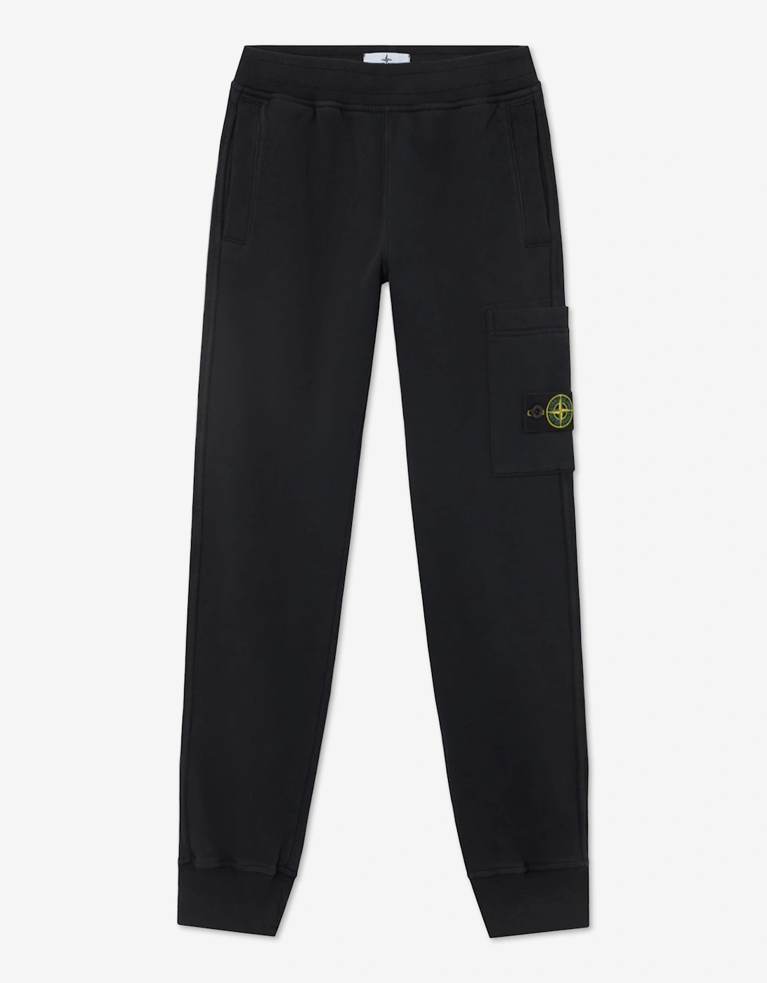 Stone Island Boys Multi  Brushed Cotton Fleece Joggers  Black - Size 8 Years Kids