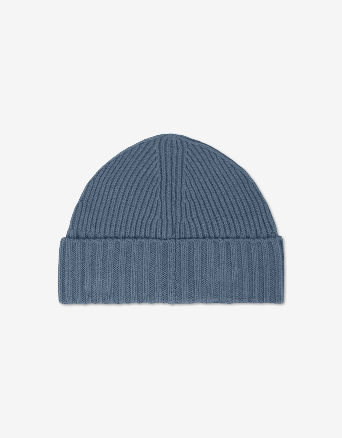 Stone Island Boys Ribbed Wool Beanie in Blue