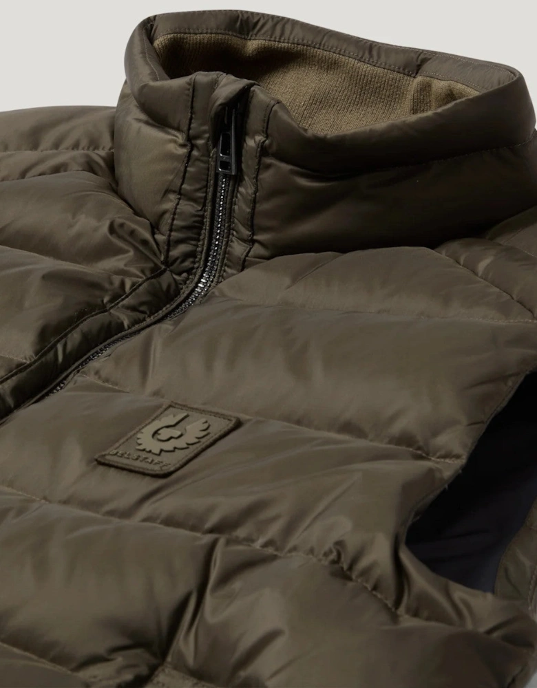 Belstaff Compound Gilet Khaki Green