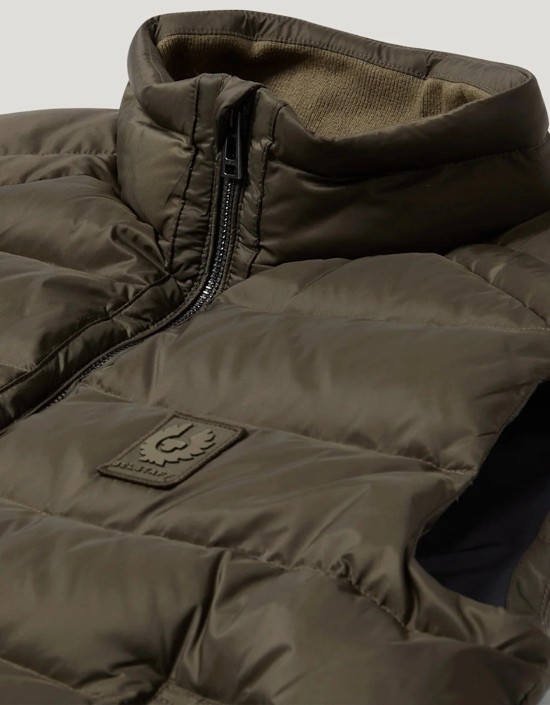 Belstaff Compound Gilet Khaki Green