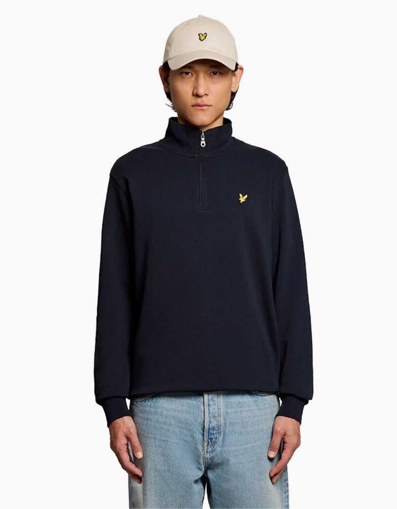 Lyle & Scott Mens Big & Tall Loopback Quarter Zip Sweatshirt