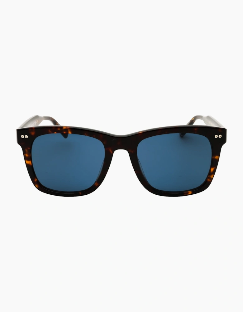 Tommy Hilfiger Blue Lens Tortoise Brown Framed Sunglasses