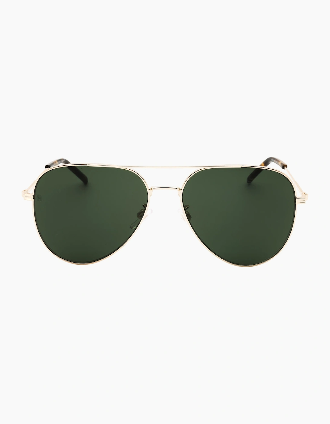 Tommy Hilfiger Green Lens Gold Sunglasses
