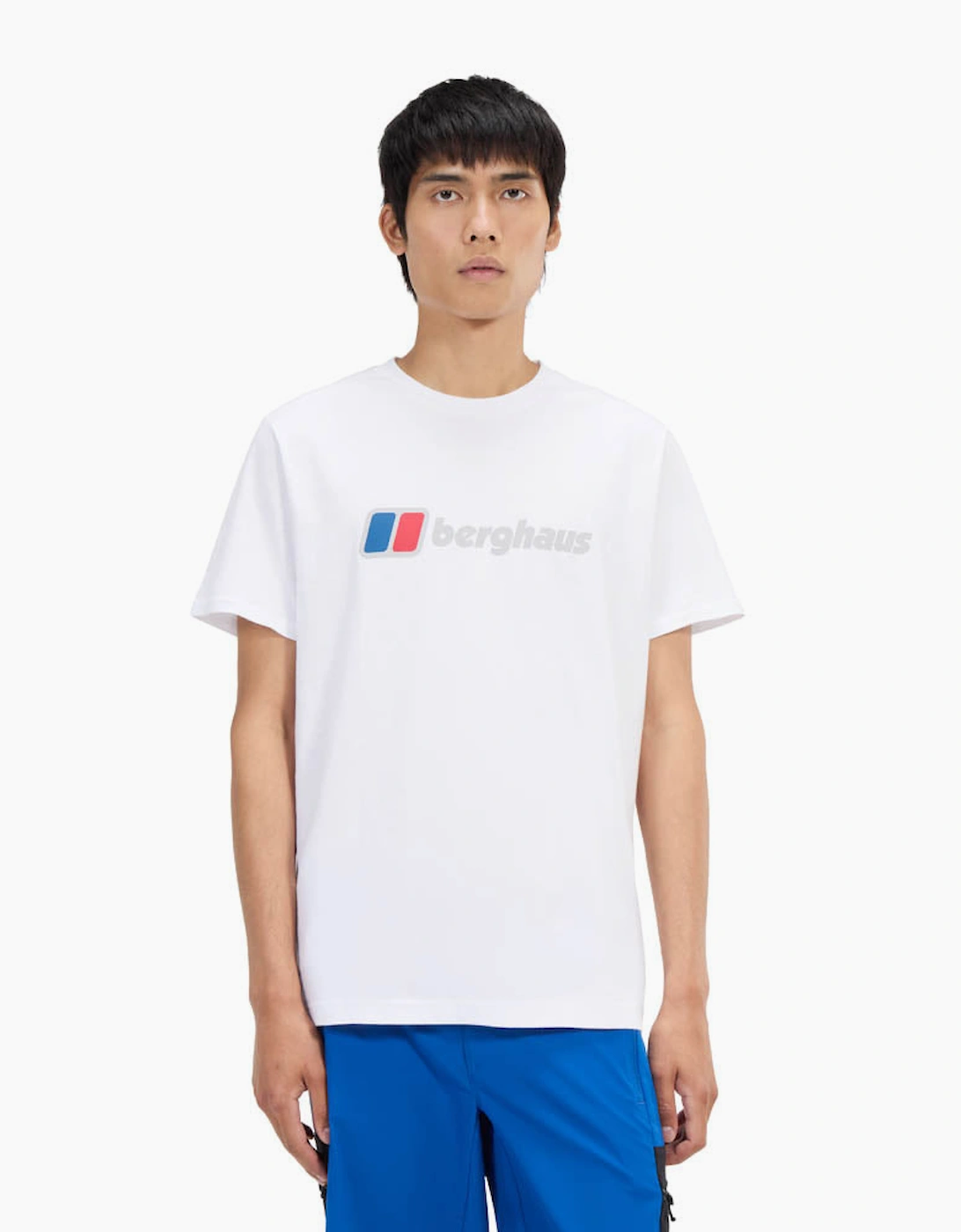 Berghaus Men's White Class Large Logo T-Shirt - Size 44