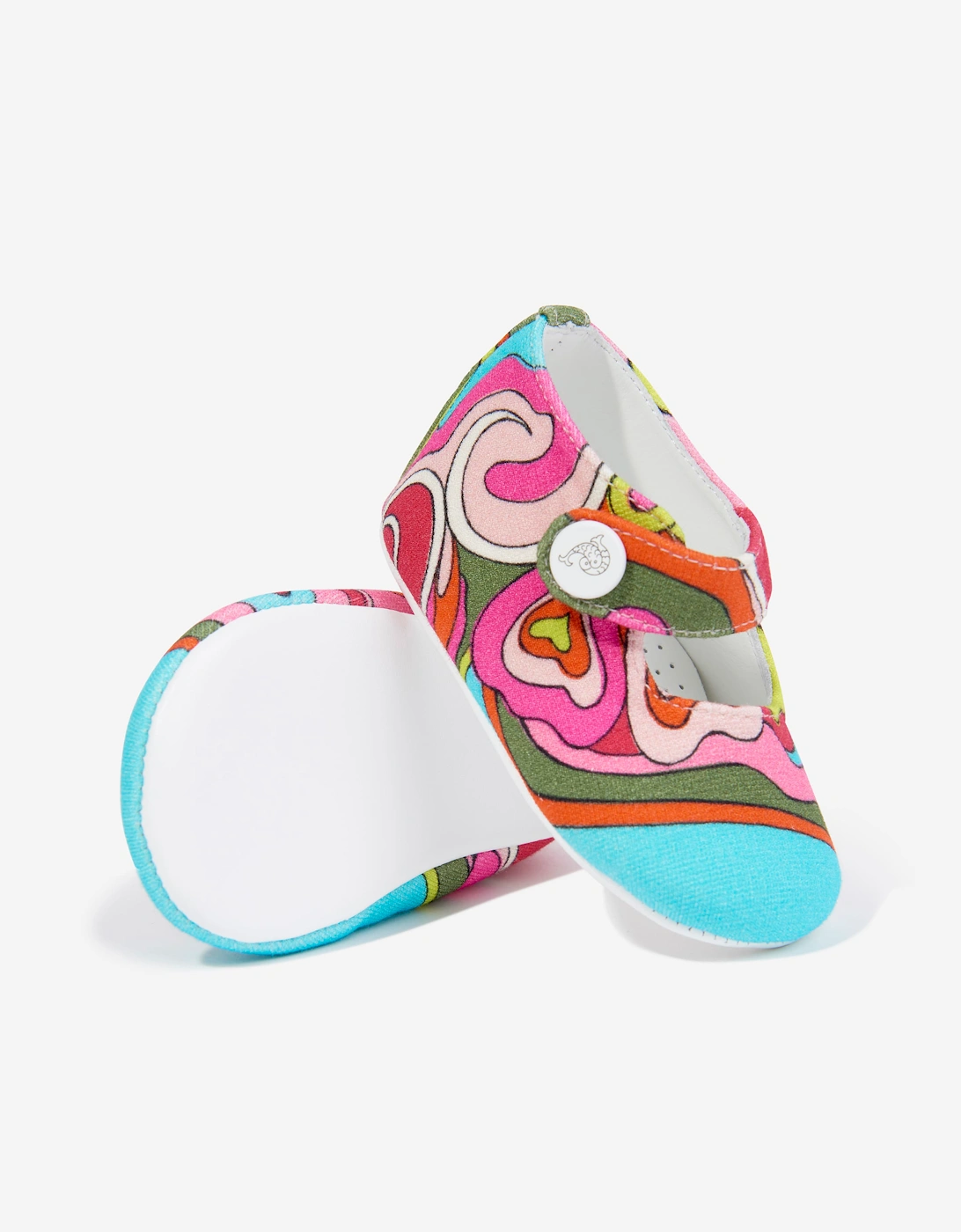 PUCCI Baby Girls Pre-Walker Ballerinas in Multicolour