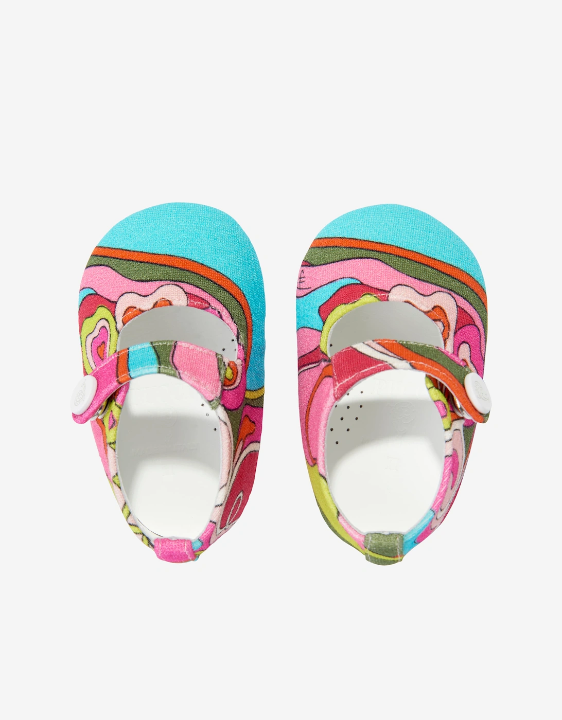PUCCI Baby Girls Pre-Walker Ballerinas in Multicolour