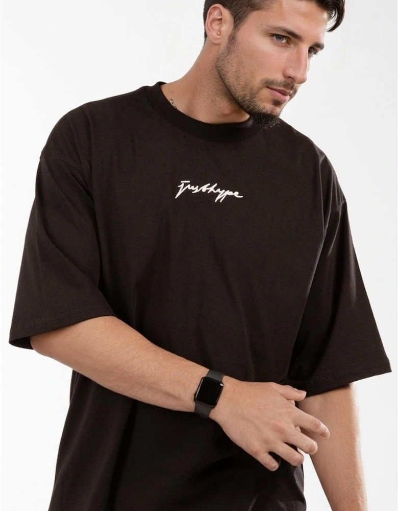Regular Fit Lettering Crew Neck T-Shirt