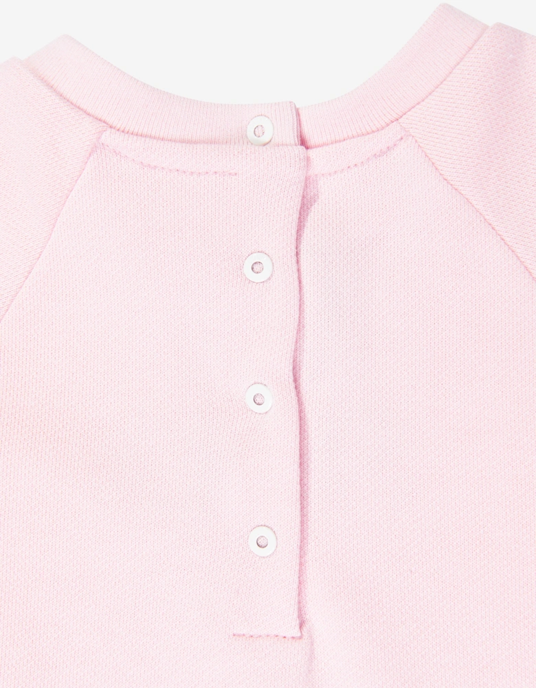 Fendi Baby Girls Logo Sweater Dress in Pink