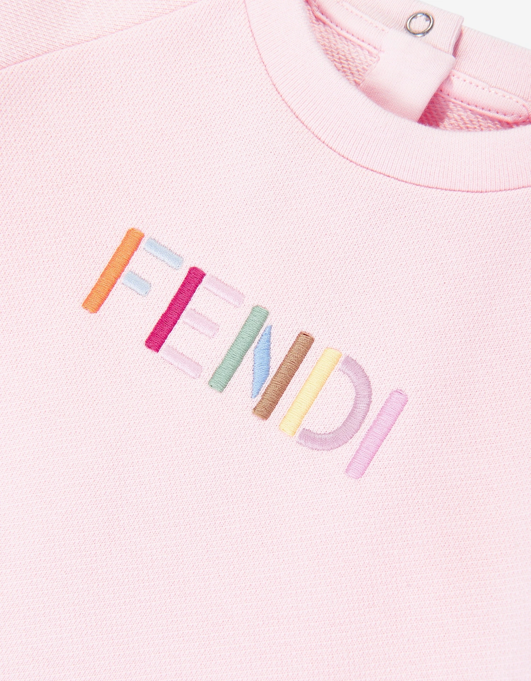 Fendi Baby Girls Logo Sweater Dress in Pink