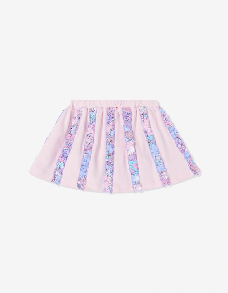 PUCCI Baby Girls Frilly Jersey Skirt in Pink