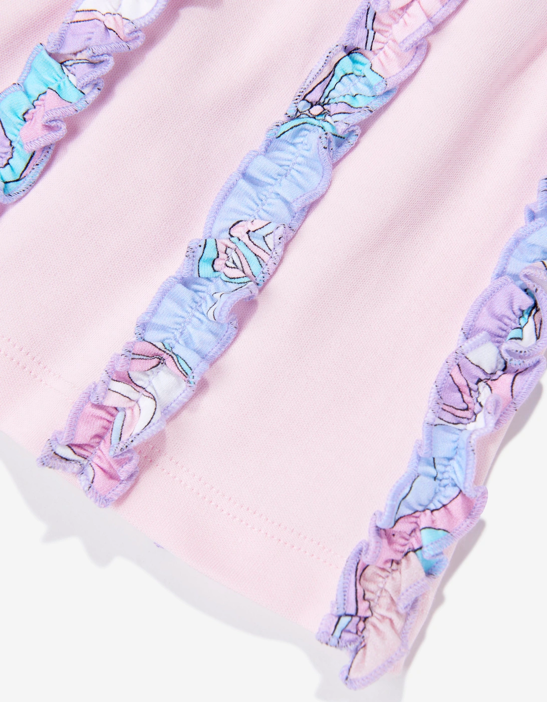 PUCCI Baby Girls Frilly Jersey Skirt in Pink