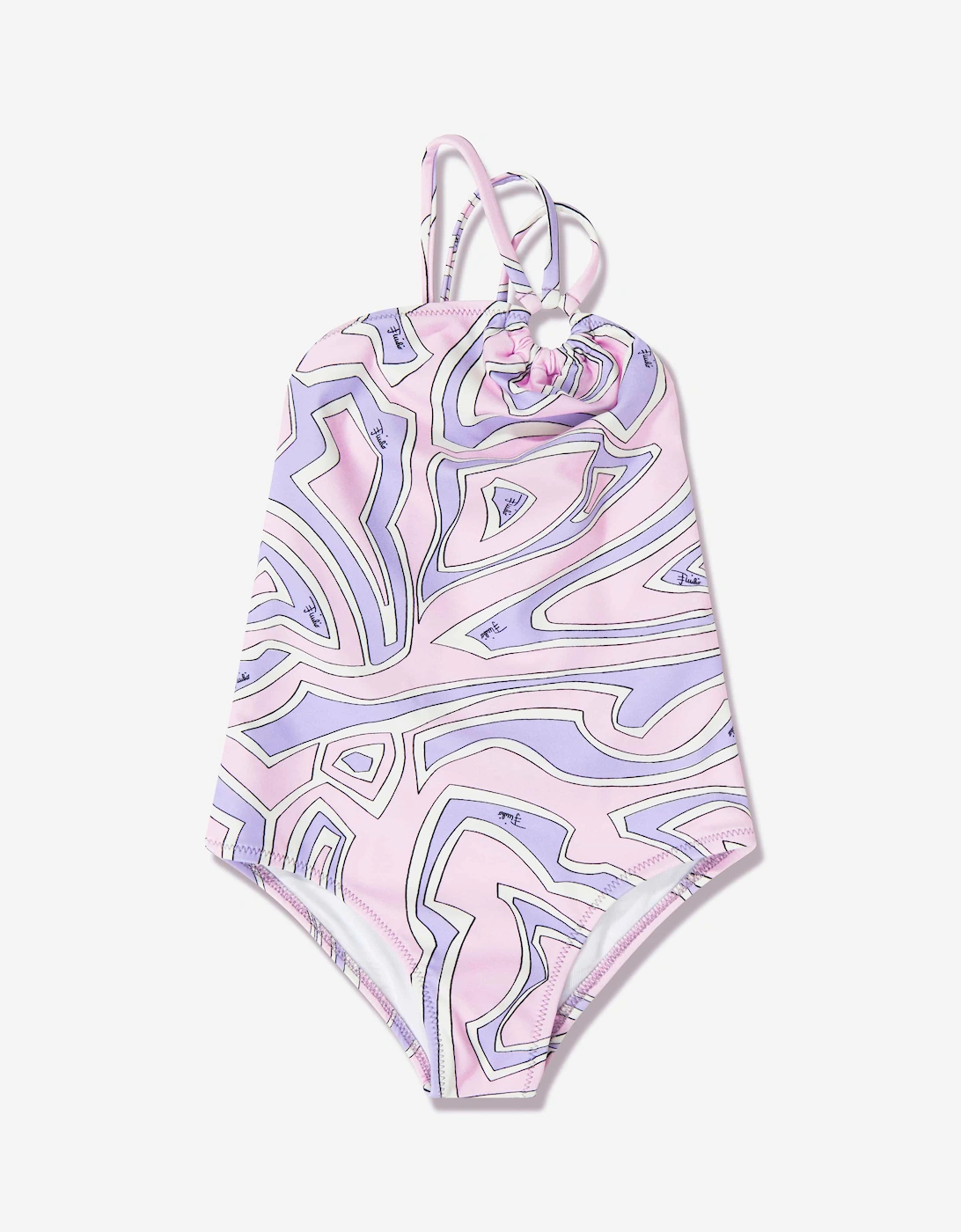 PUCCI Girls Rose Bloom Swimsuit in Pink