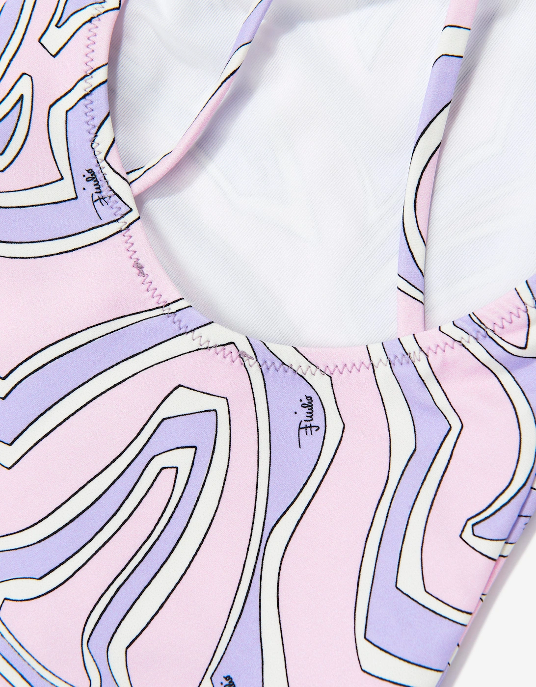 PUCCI Girls Rose Bloom Swimsuit in Pink