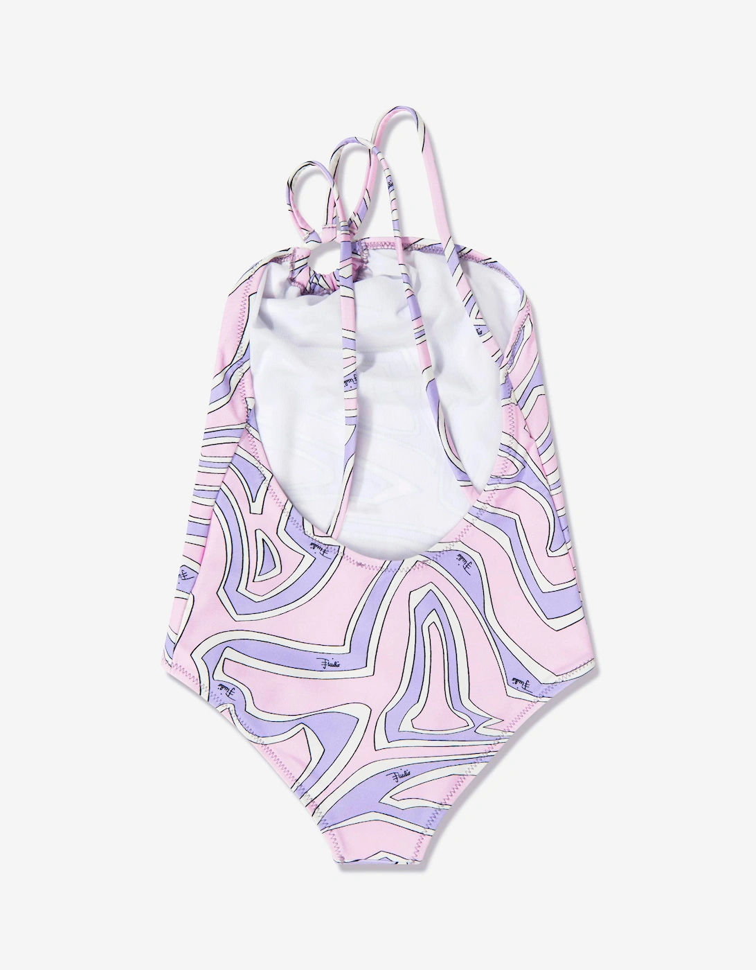 PUCCI Girls Rose Bloom Swimsuit in Pink