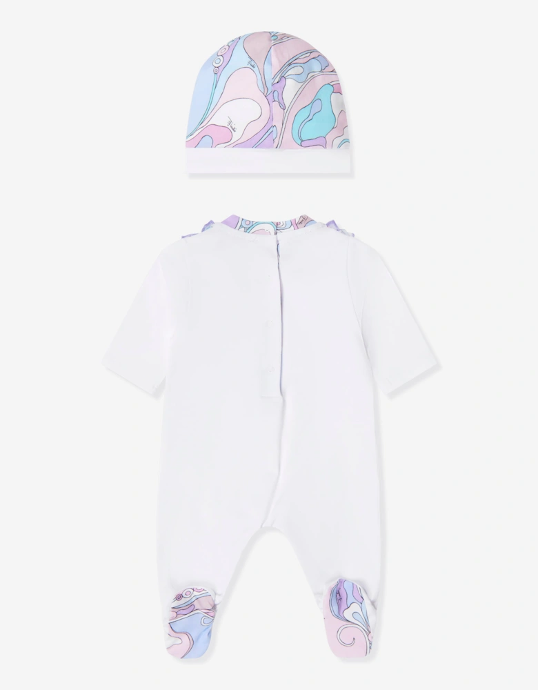 PUCCI Baby Girls Babygrow Gift Set in White
