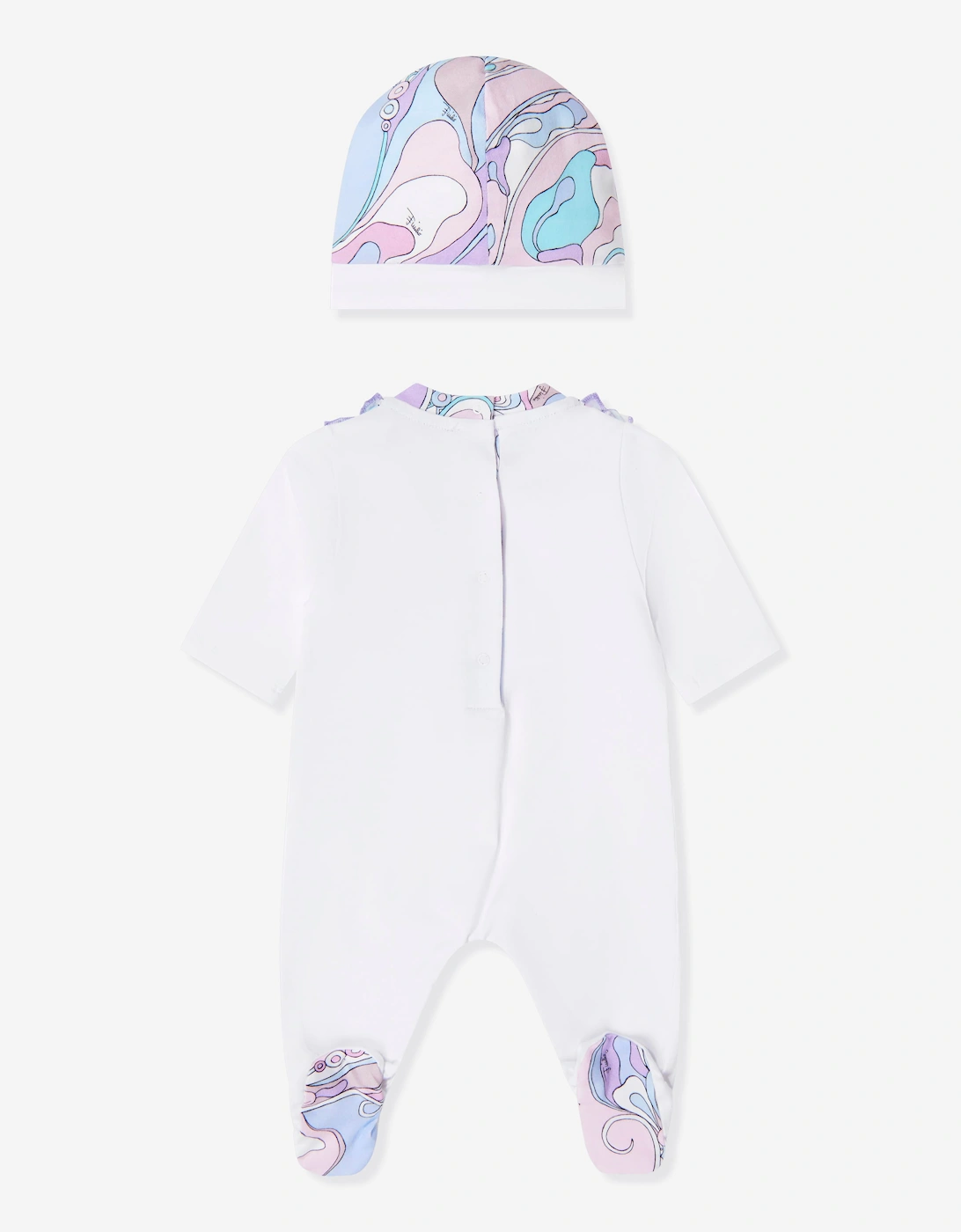 PUCCI Baby Girls Babygrow Gift Set in White