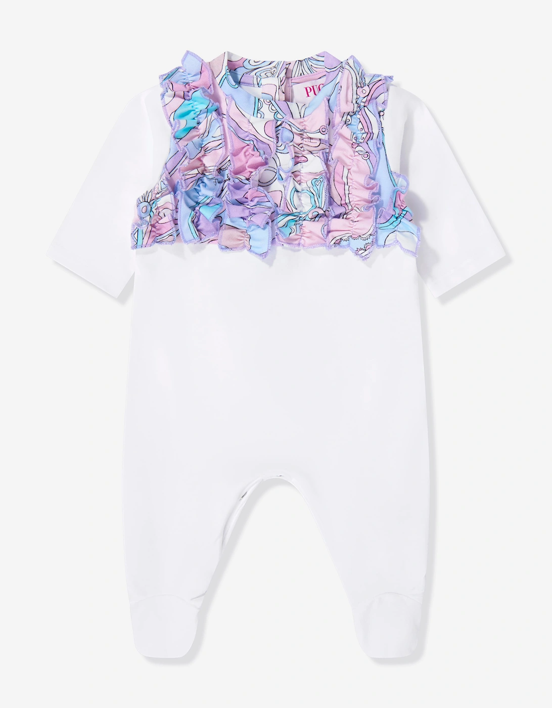 PUCCI Baby Girls Babygrow Gift Set in White