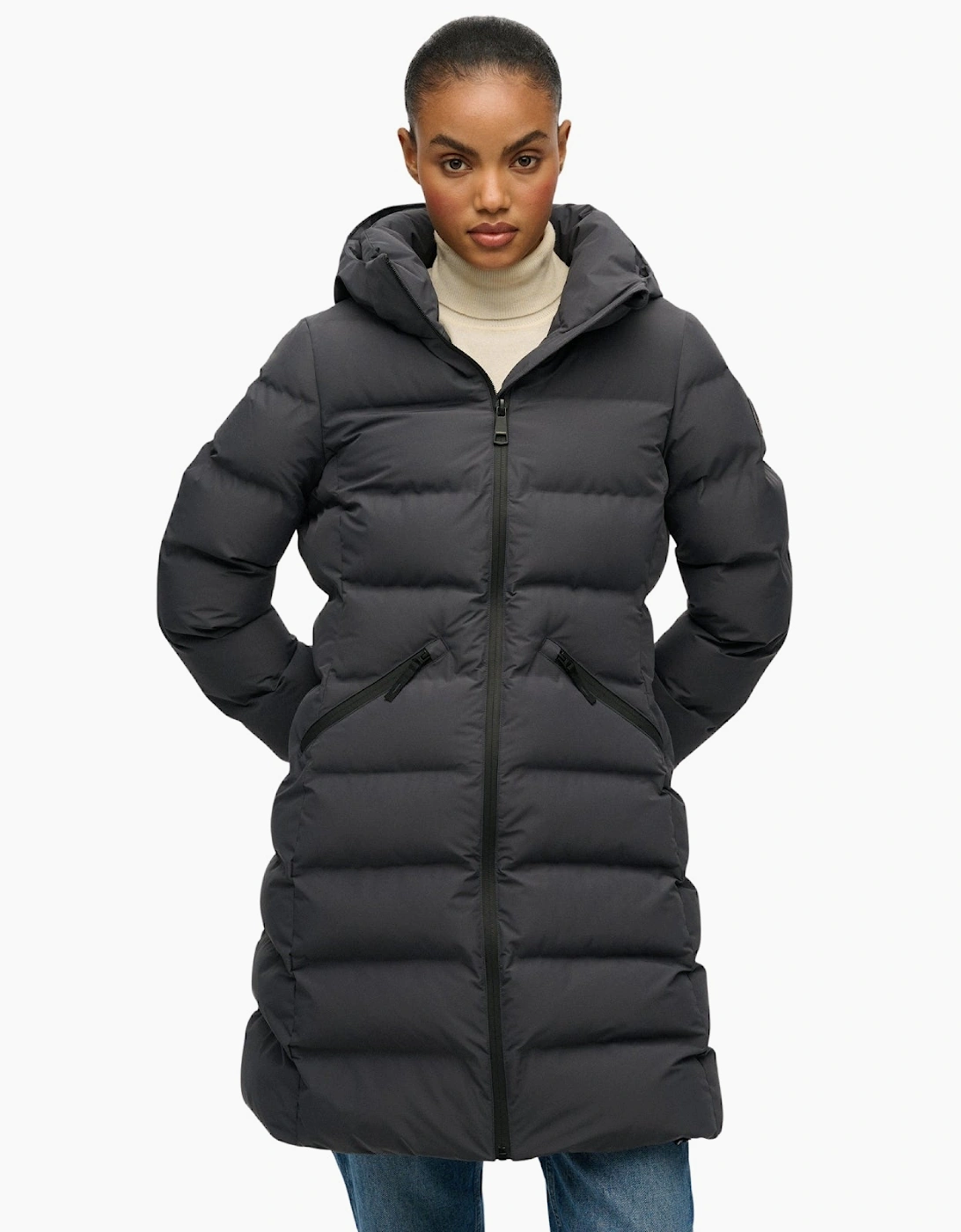 Superdry Womens City Mid Length Padded Jacket