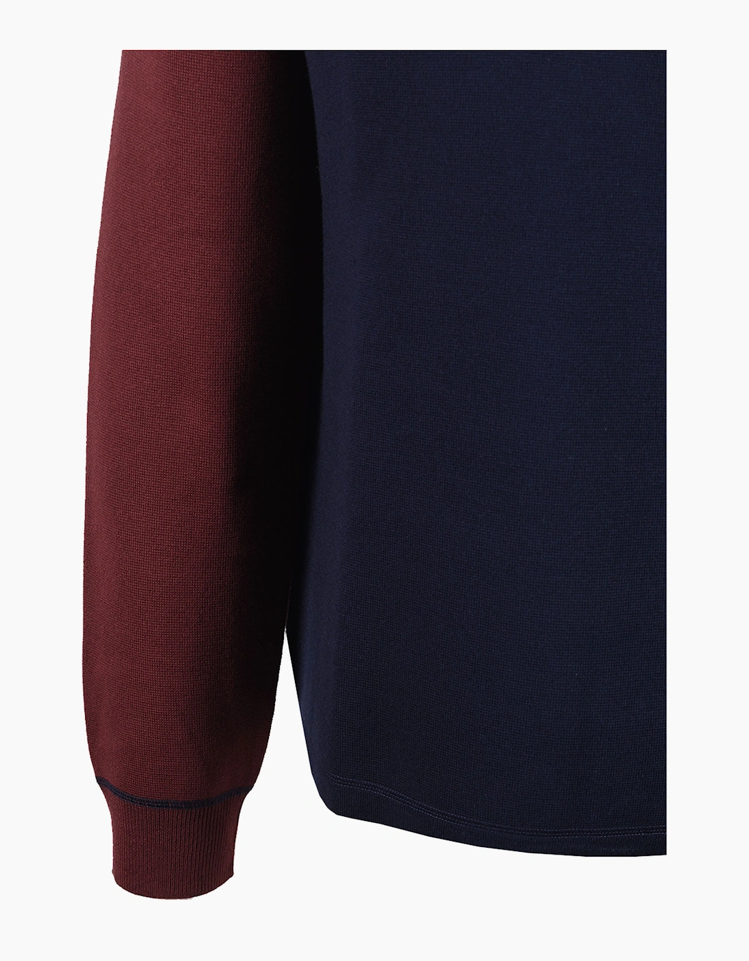 PAUL SMITH LONG SLEEVE POLO BLUE
