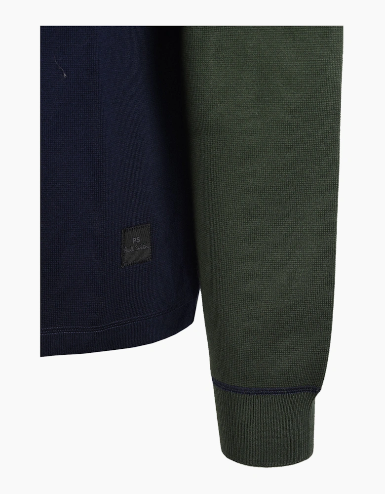 PAUL SMITH LONG SLEEVE POLO BLUE