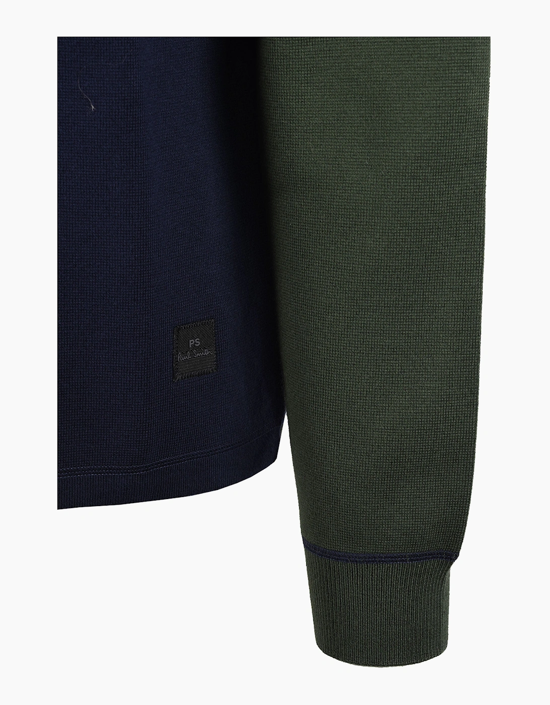 PAUL SMITH LONG SLEEVE POLO BLUE