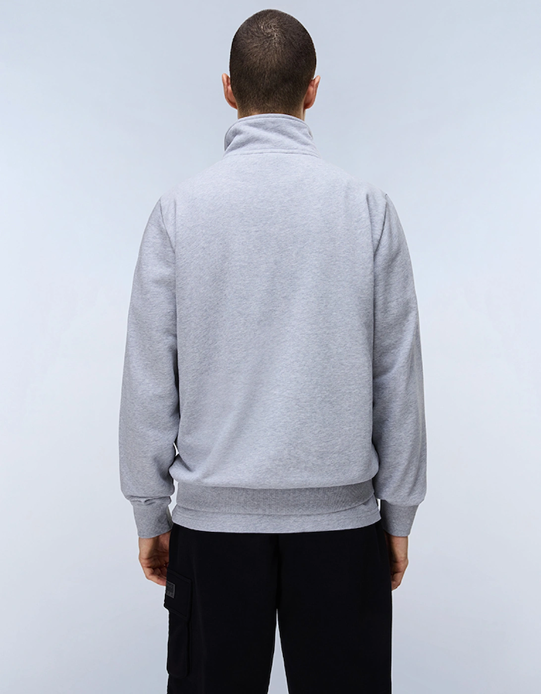 Napapijri Box Logo French Terry 1/2 Zip Sweatshirt