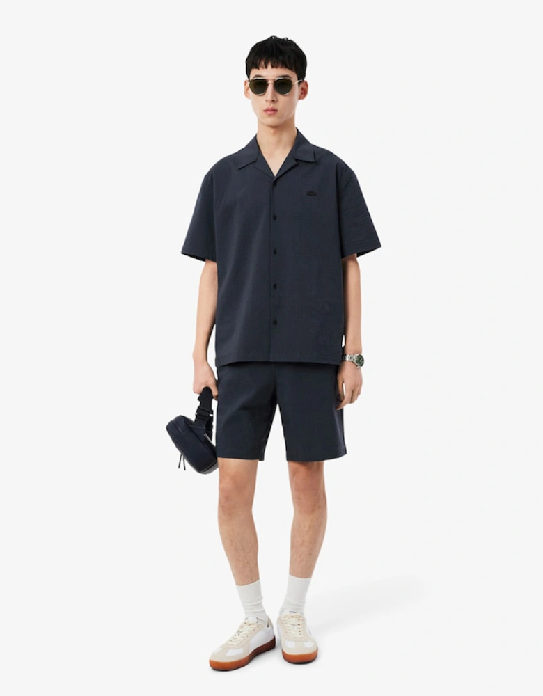 Lacoste Cotton Seersucker Shorts